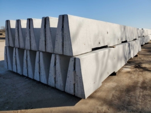 Single Slope Concrete Barrier