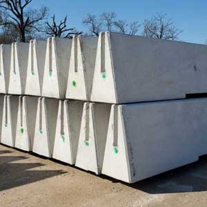 Single Slope Concrete Barrier 42" (SSCB)